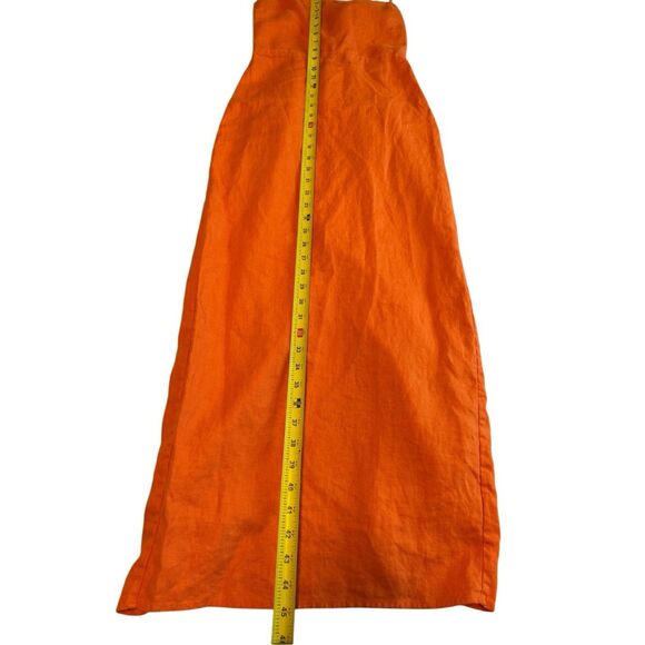 Reformation Orange Maxi Dress - Picture 4 of 11